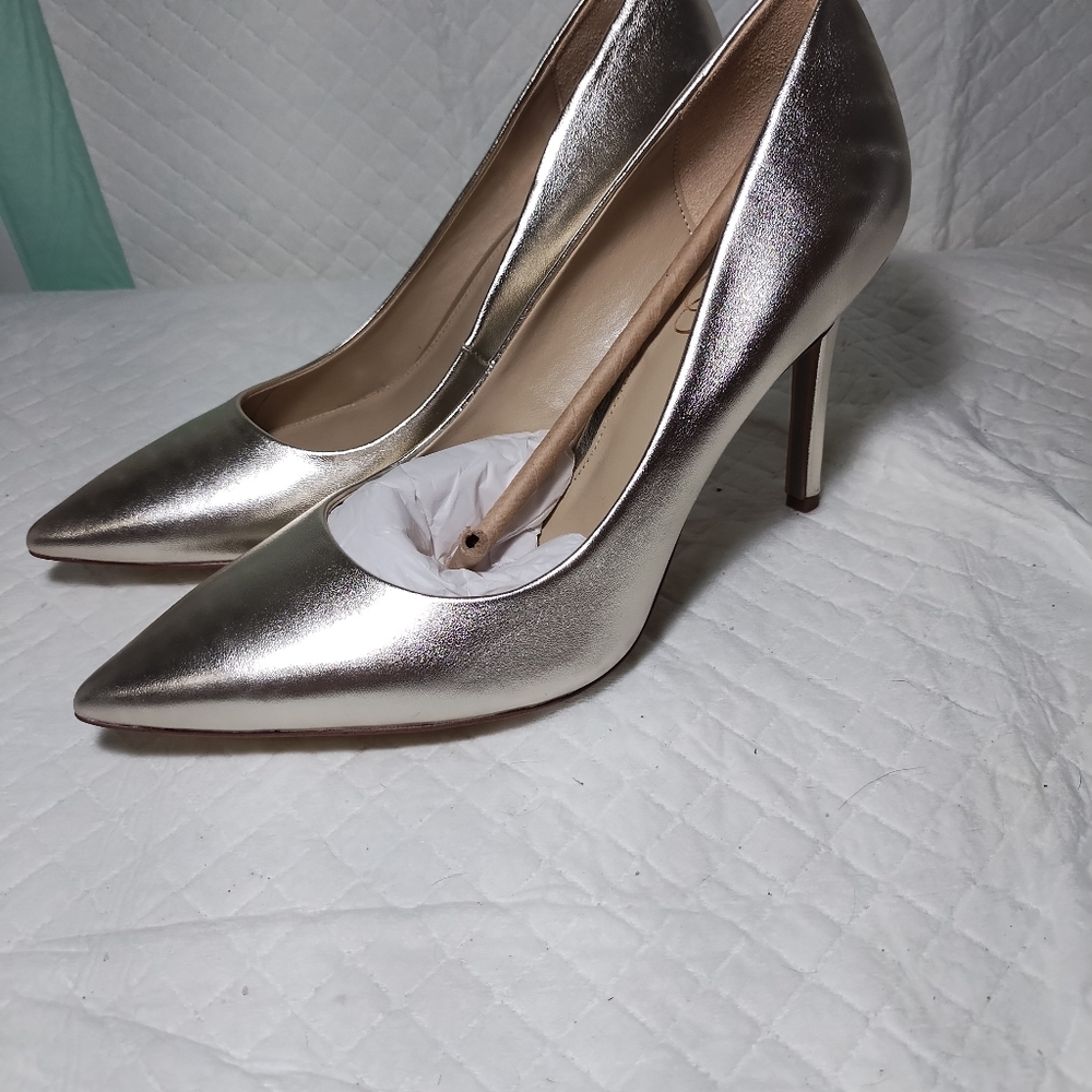 Sam Edelman pump Women's Gold Size 8W Excellent